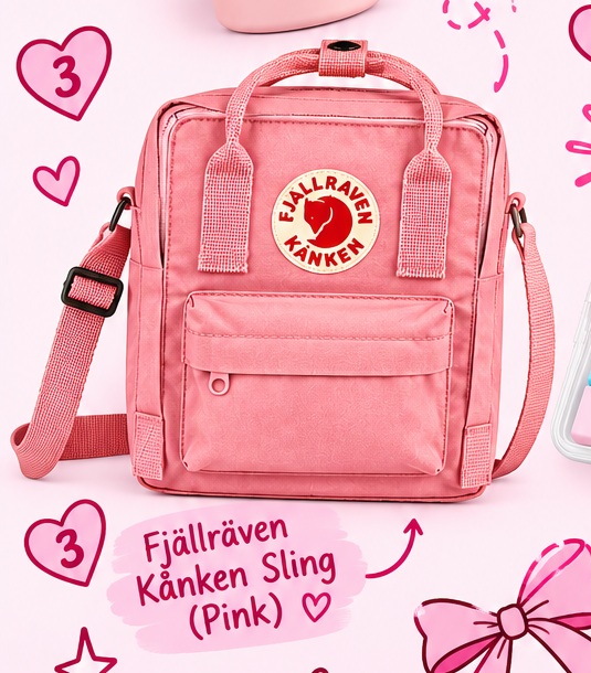 Fjällräven Kånken Sling Pink